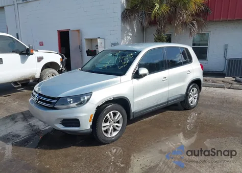 2014 Volkswagen Tiguan S from USA, damaged, VIN WVGAV3AX7EW526256